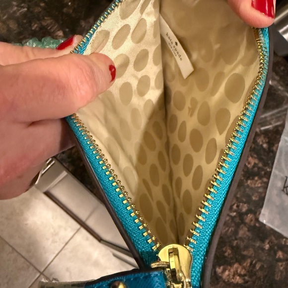 Kate Spade Blue Wristlet - Picture 3 of 5